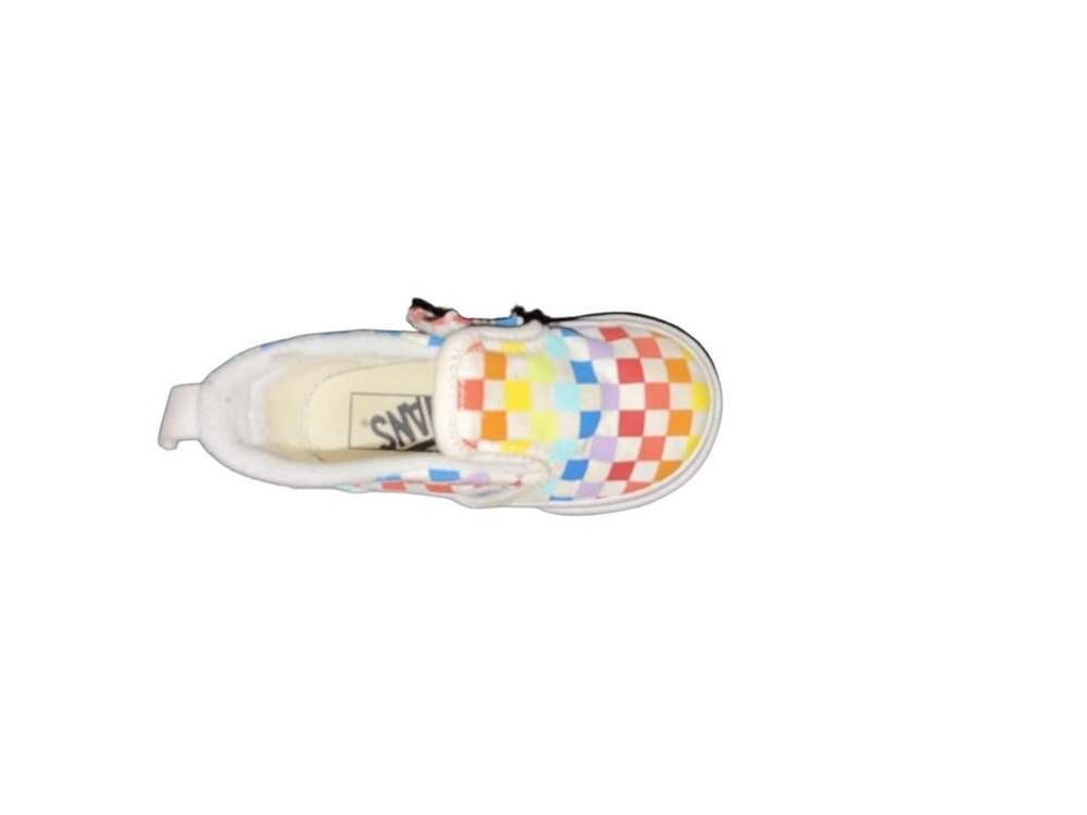 Vans Classic Slip-On Toddler Rainbow Checkerboard